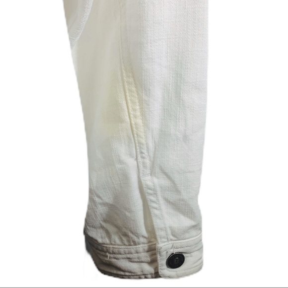 Liz Claiborne white jean jacket - Picture 3 of 8